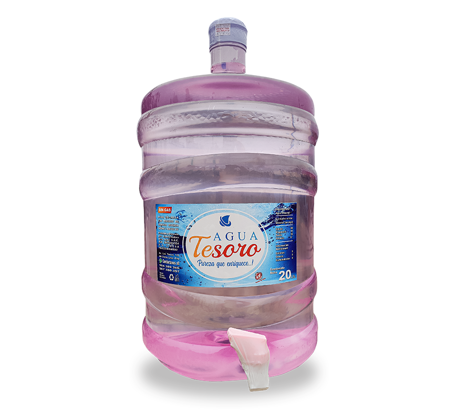 Bidón Pink + Agua de 20L